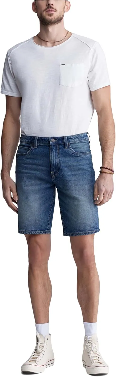 Buffalo David Bitton Men's Relaxed Straight Dean Denim Shorts
