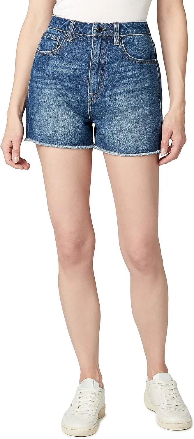 Buffalo David Bitton Women's Joanna Super High Rise Denim Shorts