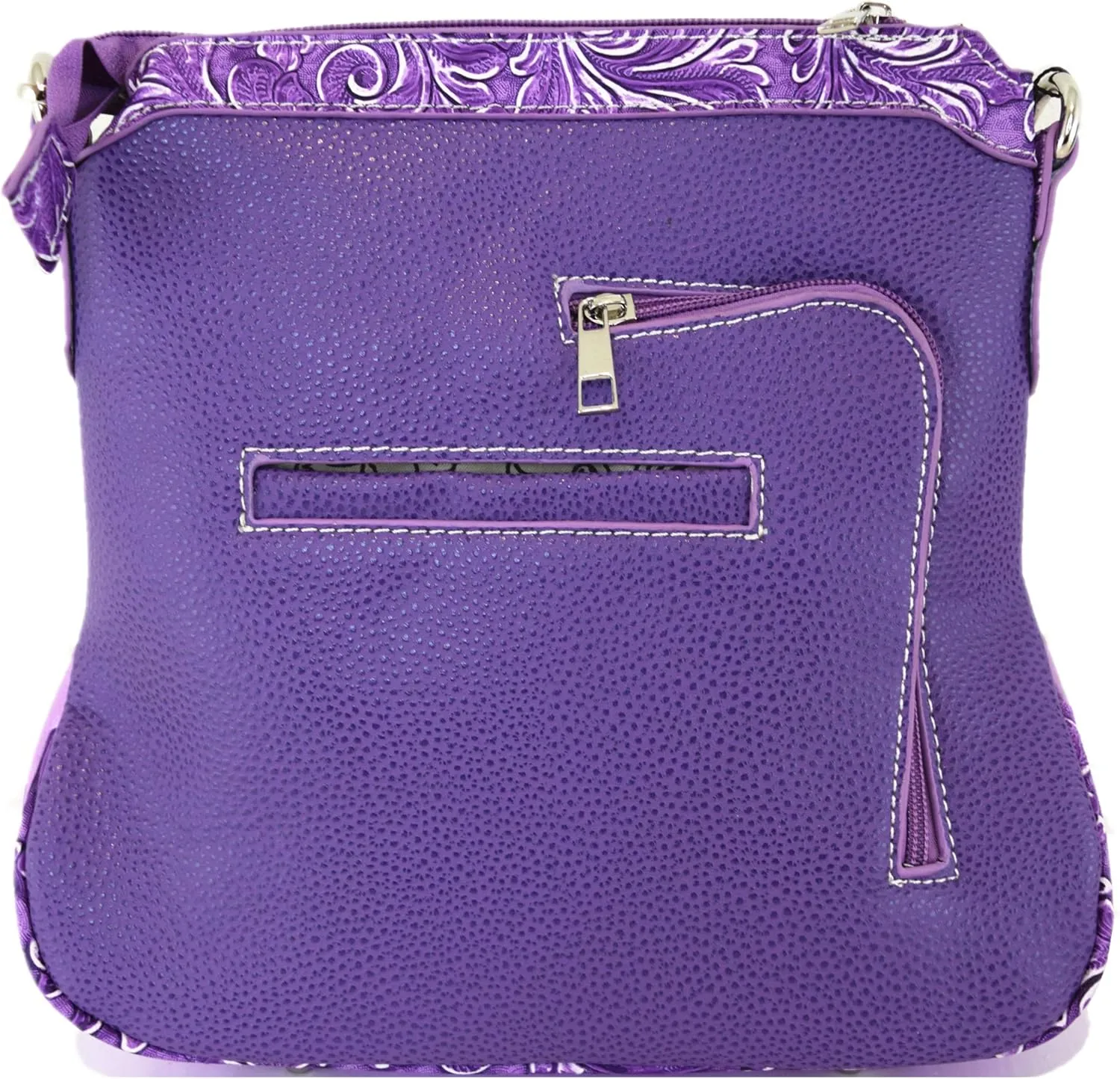 Butterfly Flower Springtime Purse Women Clutch Western CCW Rhinestone Crossbody Handbags With Mini Wallet