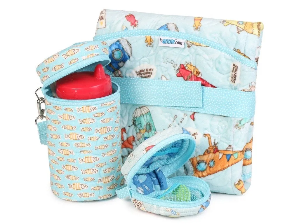 ByAnnie Baby Travel Accessories Pattern -3 Projects Per Pattern (14 Colors of 18"x54" Mesh Packs Sold Separately)