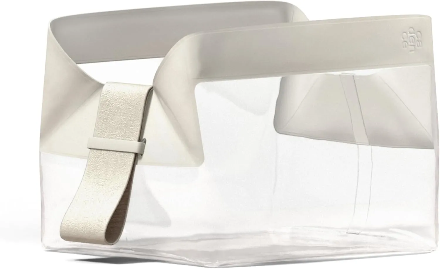 Cadence Parcel - Clear Dopp Kit with Magnetic Closure - Durable and Leak-Resistant Travel Toiletry Kit - TSA-Compliant and Modular Design - Small Hygiene Bag for Travel Essentials - 1 Qt