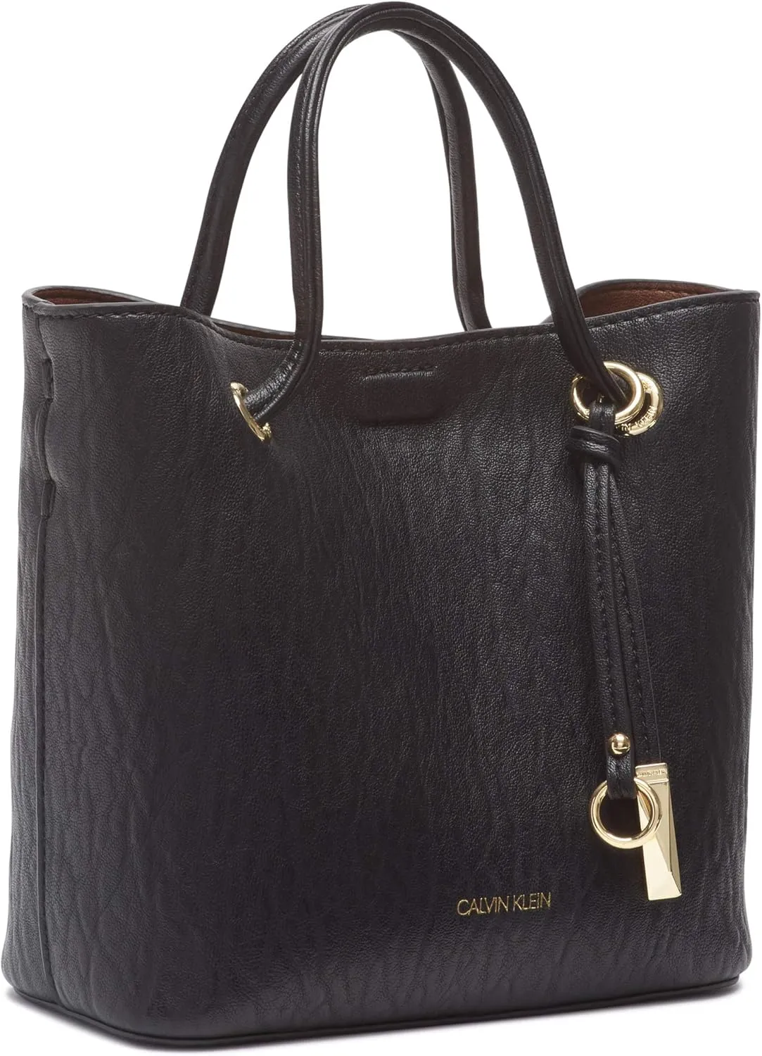 Calvin Klein Women's Gabrianna Bubble Lamb Mini Tote Crossbody
