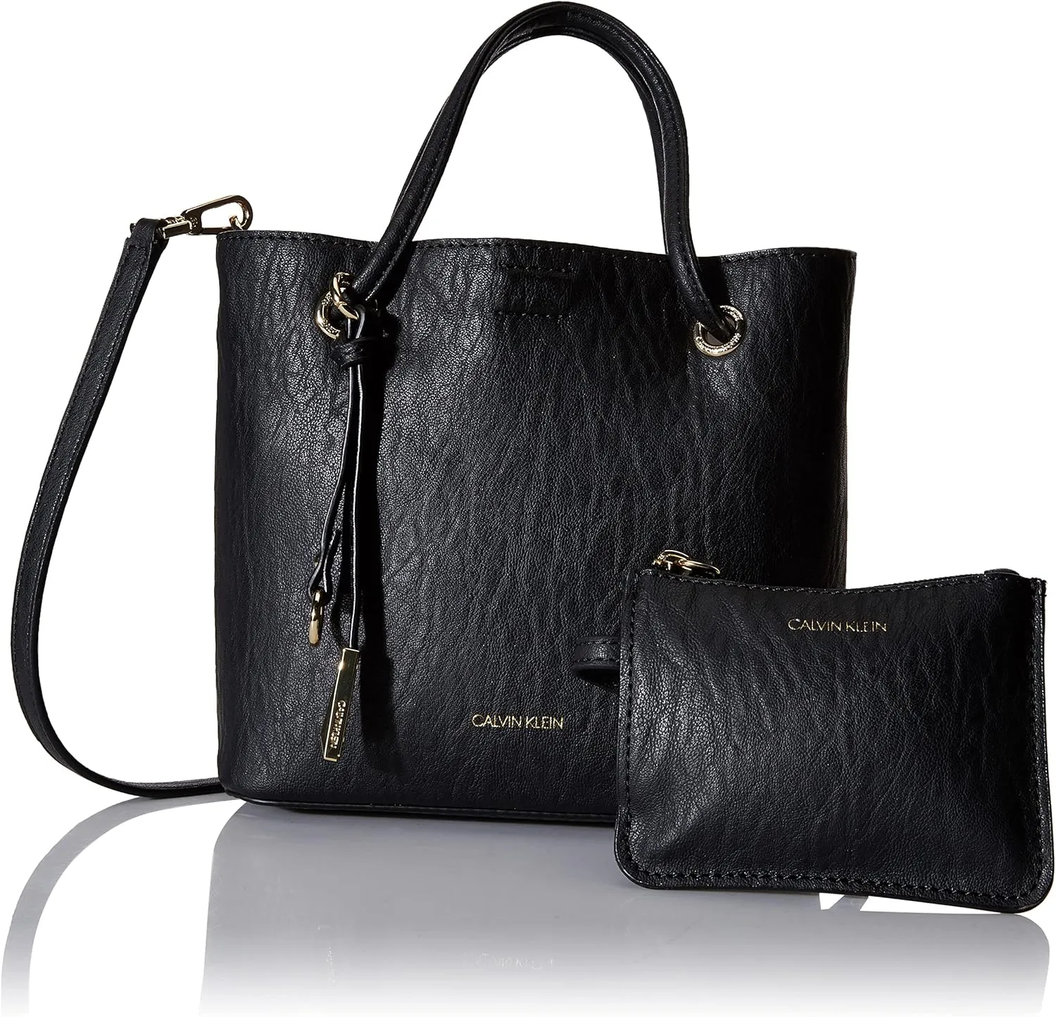 Calvin Klein Women's Gabrianna Bubble Lamb Mini Tote Crossbody