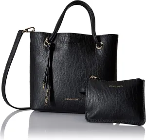 Calvin Klein Women's Gabrianna Bubble Lamb Mini Tote Crossbody