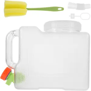 Camping Water Storage Tank 3l Plastic Water Container with Spigot Portable Dispenser Outdoor Storage Collapsible Bucket