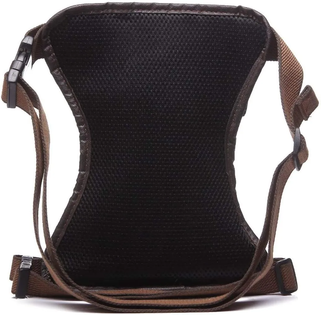 Canvas Drop Leg Bag Outdoor Waist Pack for Men Women Motorcycle Bike Cycling Multi-Pocket Waist Fanny Pouch Travel Hiking Climbing Thigh Bag