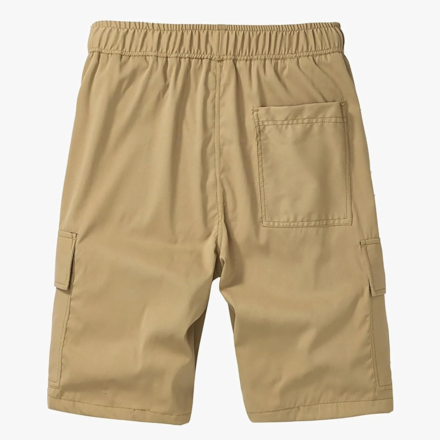 Cargo Shorts for Men Stretch Waist Casual Loose Drawstring Quick Dry Hiking Tactical Outdoor Work Shorts Summer 2025