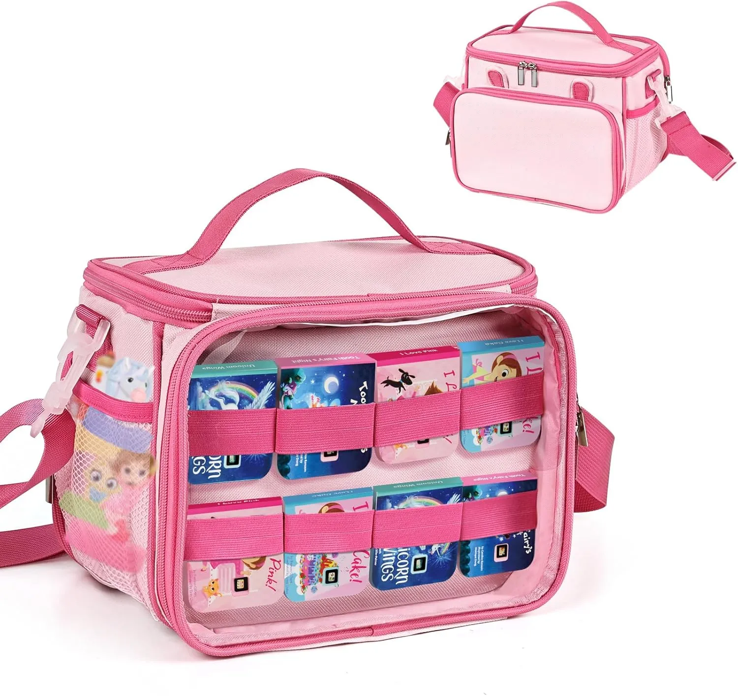 Carrying Case Compatible with Little Tikes Story Dream Machine Starter Set, Portable Storage Carry Case Fits for for Little Tikes for Storybook, Audio Play, Character,with Shoulder Strap