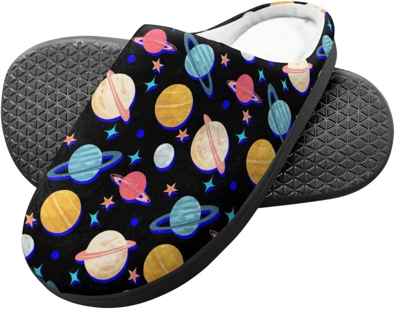 Cartoon Children's Plush Slippers for Boys Girls House Fuzzy Non-Slip Winter Warm Fluffy Lightweight Comfort Soft Indoor Outdoor Washable Slippers US Size 9-15