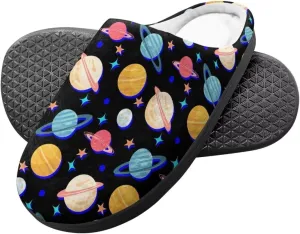 Cartoon Children's Plush Slippers for Boys Girls House Fuzzy Non-Slip Winter Warm Fluffy Lightweight Comfort Soft Indoor Outdoor Washable Slippers US Size 9-15