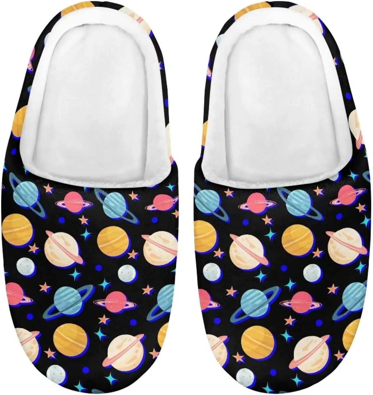 Cartoon Children's Plush Slippers for Boys Girls House Fuzzy Non-Slip Winter Warm Fluffy Lightweight Comfort Soft Indoor Outdoor Washable Slippers US Size 9-15