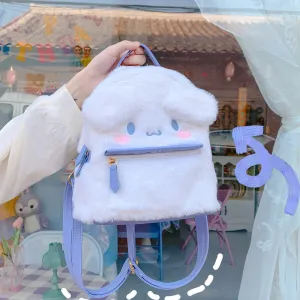 Cartoon Plush Cute Girlish Ugly Big Ears Backpacks