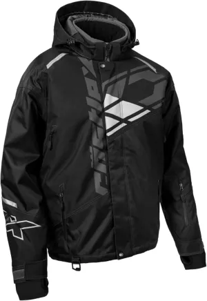 Castle X Men's Code G4 Snowmobile Jacket (Black/Charcoal/Silver - X-Large Tall)