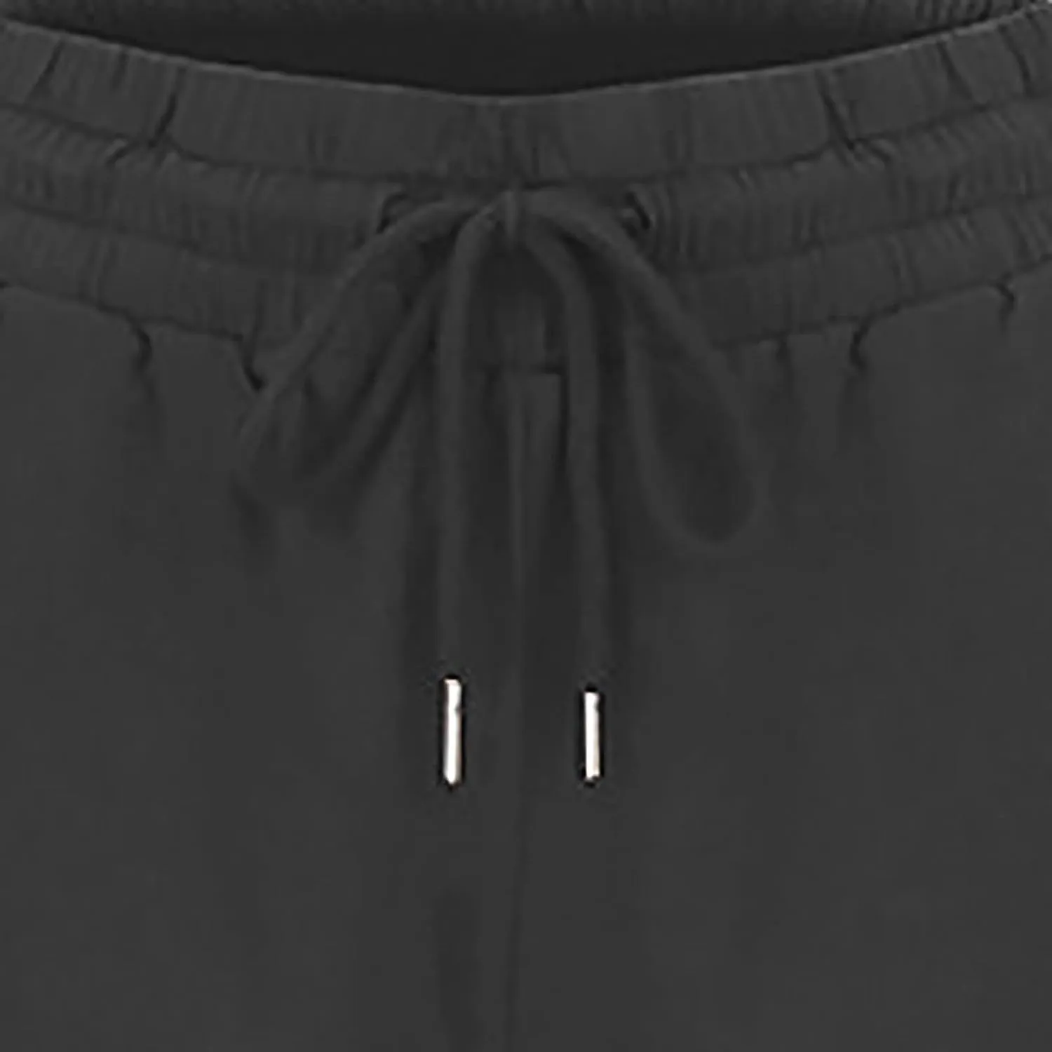 Ceboyel Women Linen Straight Pants Drawstring Summer Trousers Trendy Beach Travel Pant Loose Fitting Business Casual Clothing