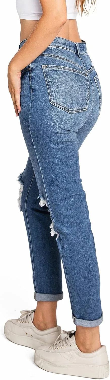 Celebrity Pink Women's Juniors High Rise Slim-Straight Jeans