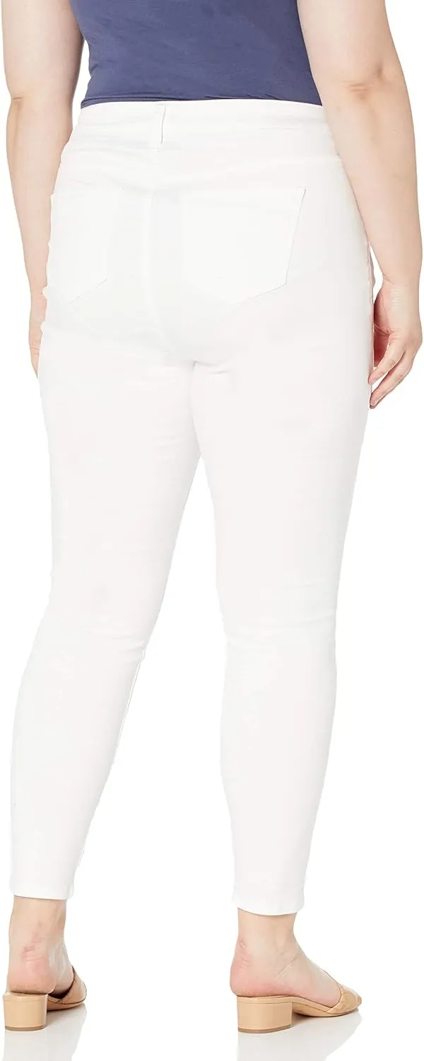 Celebrity Pink Women's Plus Size Colored Mid Rise Skinny Jeans