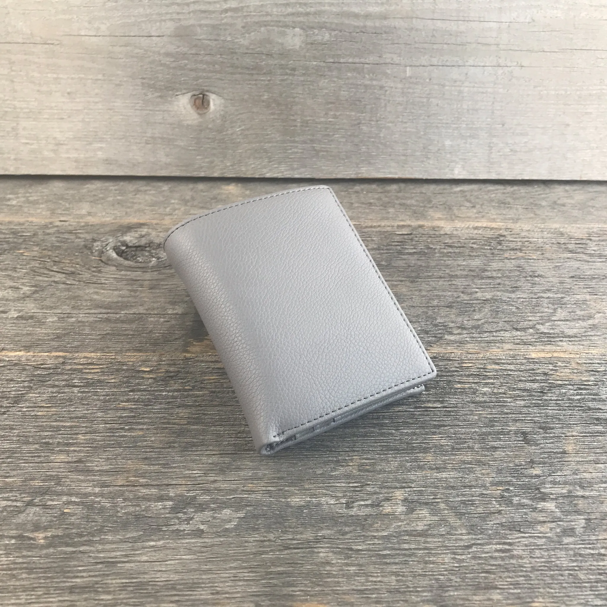 Central Zippered Mini Wallet - Slate Gray, Rose Gold | Urban Series