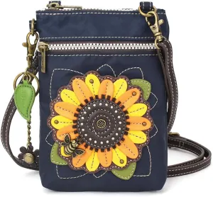CHALA Crossbody RFID Cell Phone Purse - Women Nylon/Faux Leather Multicolor Handbag with Adjustable Strap Venture