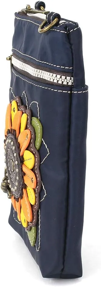 CHALA Crossbody RFID Cell Phone Purse - Women Nylon/Faux Leather Multicolor Handbag with Adjustable Strap Venture