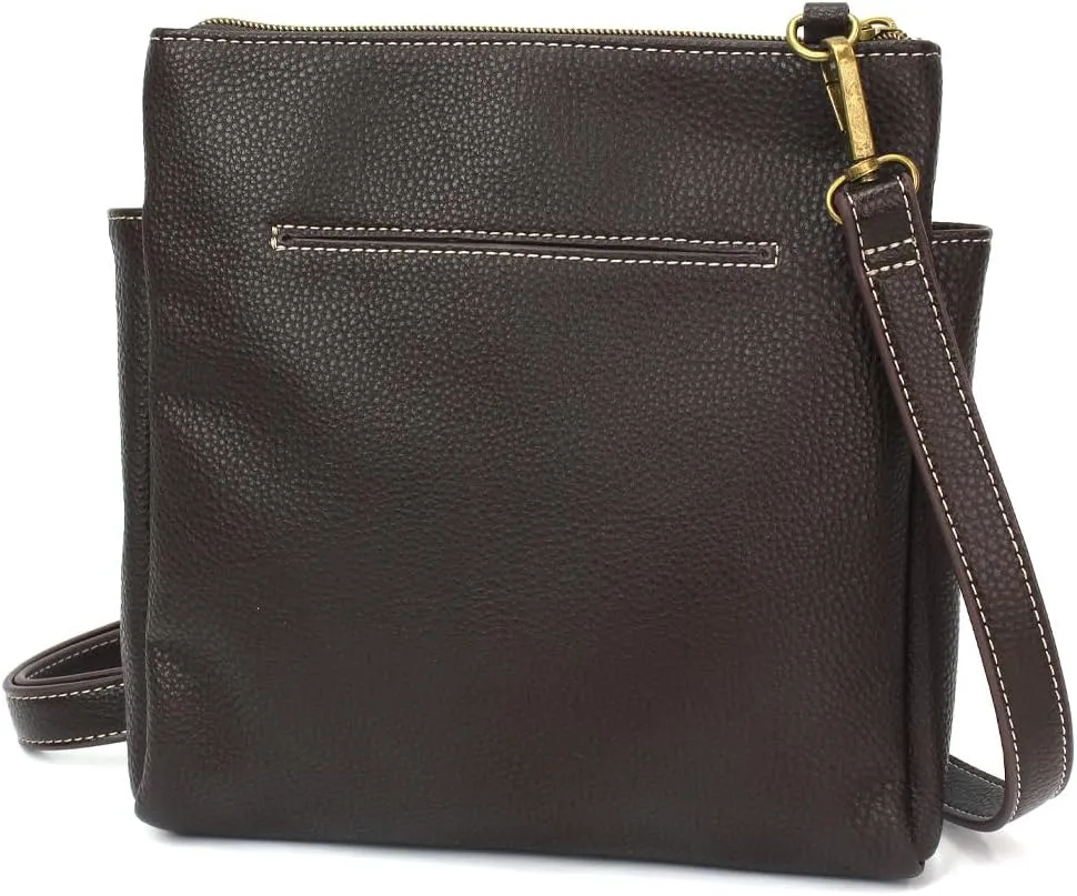 CHALA Merry Messenger RFID Protected Women Faux Leather Shoulder Purse with Adjustable Crossbody Strap