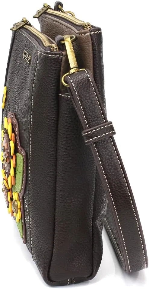 CHALA Merry Messenger RFID Protected Women Faux Leather Shoulder Purse with Adjustable Crossbody Strap
