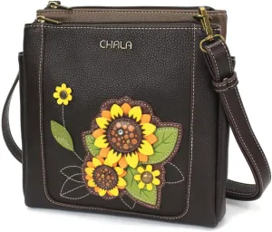 CHALA Merry Messenger RFID Protected Women Faux Leather Shoulder Purse with Adjustable Crossbody Strap