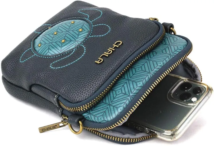 CHALA UNI Cellphone Xbody - Womens RFID Protected Faux Leather Crossbody Bag with Adjustable Strap
