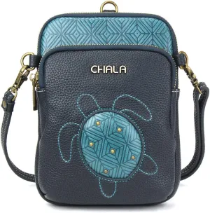 CHALA UNI Cellphone Xbody - Womens RFID Protected Faux Leather Crossbody Bag with Adjustable Strap