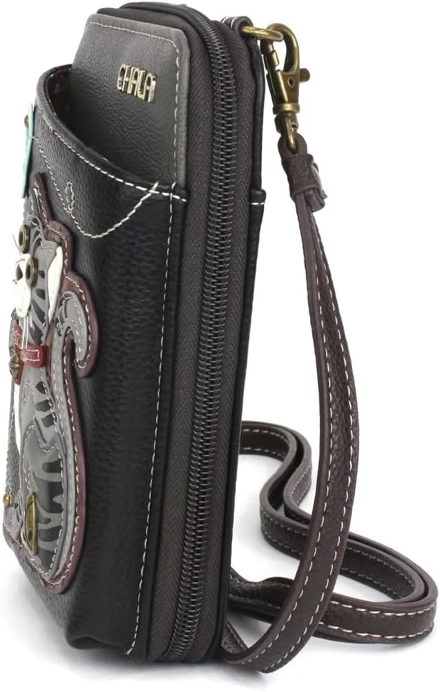 CHALA Wallet Crossbody Cell Phone Purse - Women Faux Leather Multicolor Handbag with Adjustable Strap