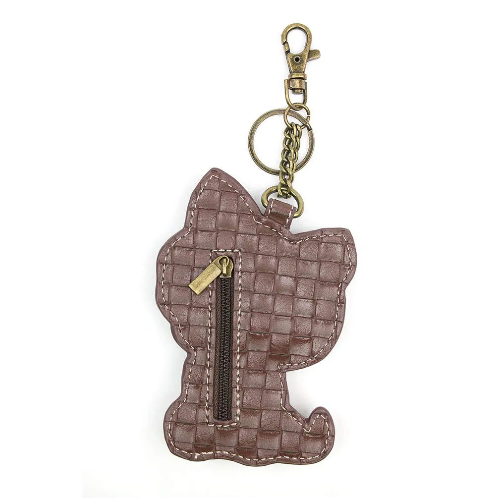 CHALA Yorkshire Terrier 's Gift Collection | Yorkie Theme Handbag/Keyfob/Wallet (Yorkie Hobo Brown)