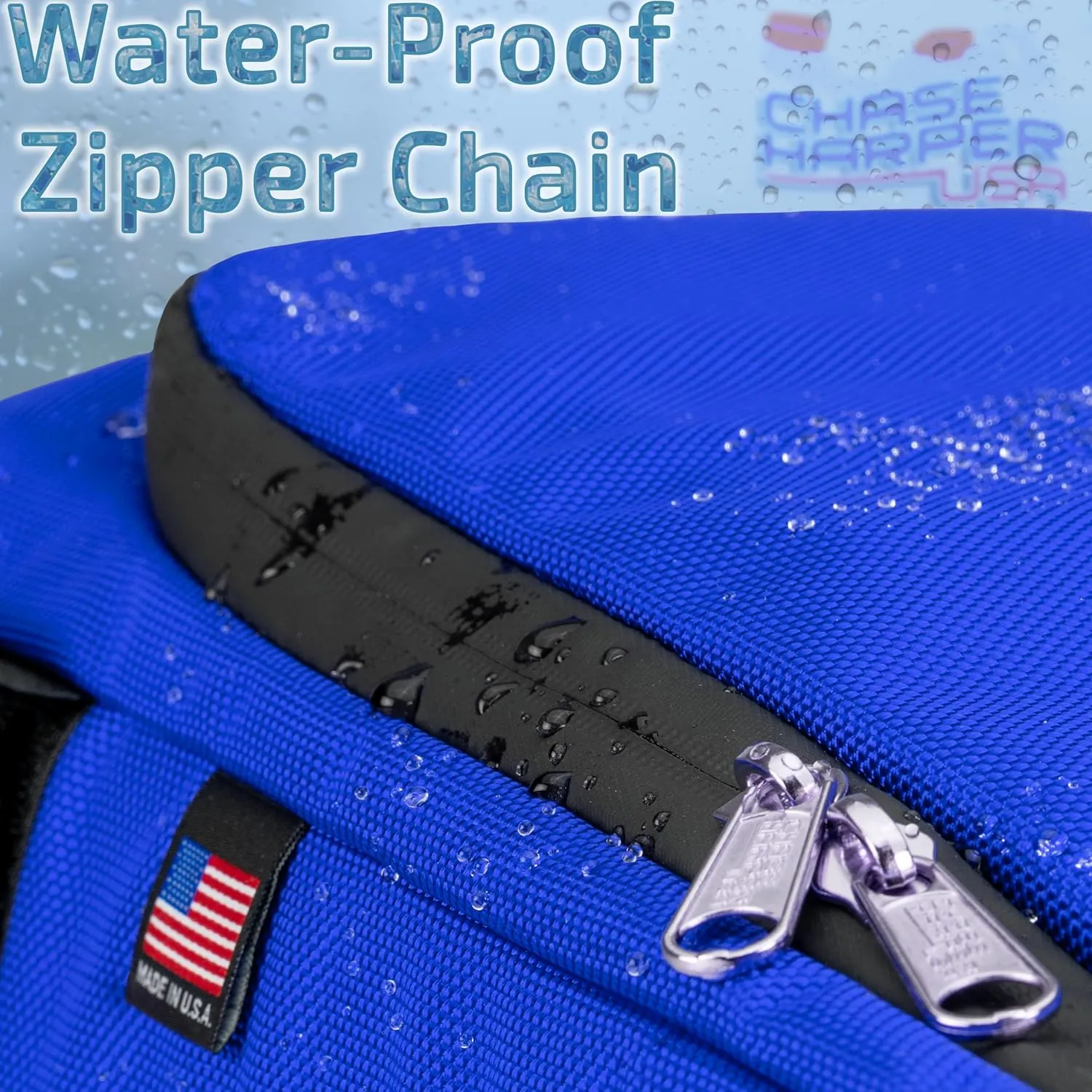 Chase HarperUSA 5000 Under The Seat Bag - 2020 Model - Compatible with All Honda Ruckus Model Years - Water and Tear-Resistant Industrial Grade Ballistic Nylon-Blue