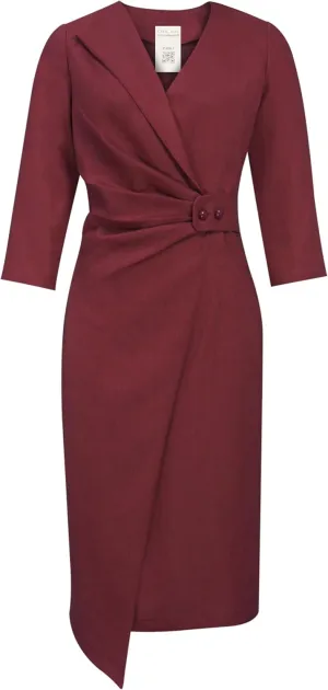 CHIC STAR Womens Linen Wrap Dress