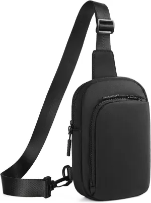 CHOLISS Small Crossbody Bags for Women and Men, Sling Bag for Women and Men Trendy, Fanny Packs Chest Bag with Extended Strap