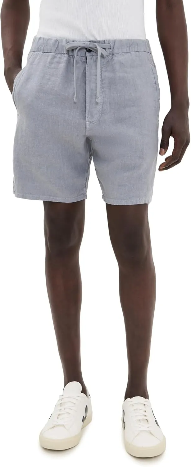 Citizens of Humanity Men's Drawstring Linen Deck Shorts