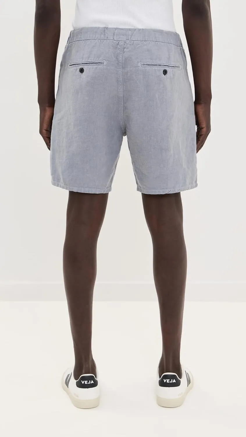 Citizens of Humanity Men's Drawstring Linen Deck Shorts