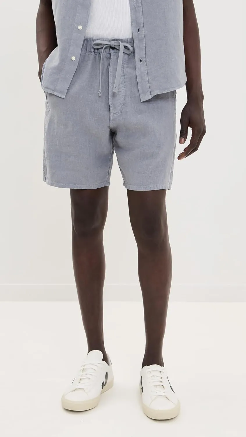 Citizens of Humanity Men's Drawstring Linen Deck Shorts