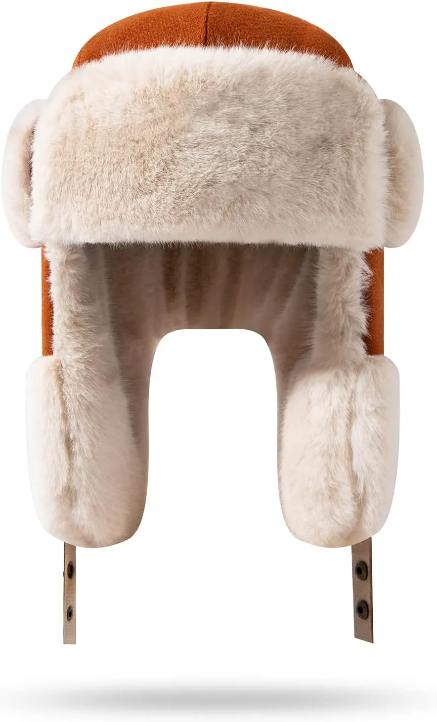 CLAPE Winter Trapper Hats Warm Russian Trooper Faux Fur Hat with Ear Flap Aviator Cap Unisex Ushanka Hat for Hunting