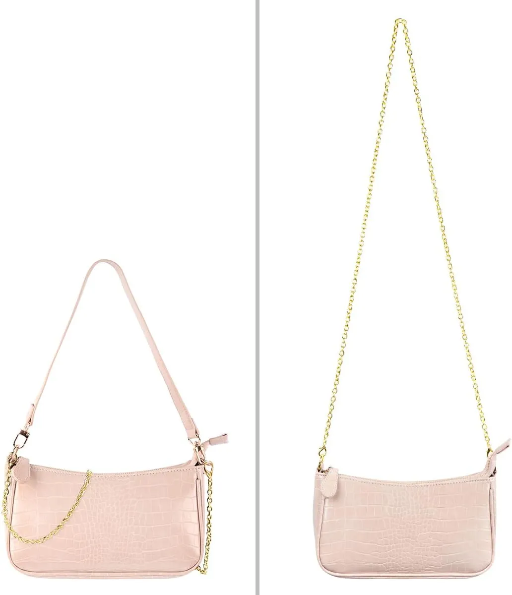 Classic Vegan Leather Crossbody Handbag - Quilted Shoulder Bag Rectangle Camera Travel Purse Satchel, Round Messenger