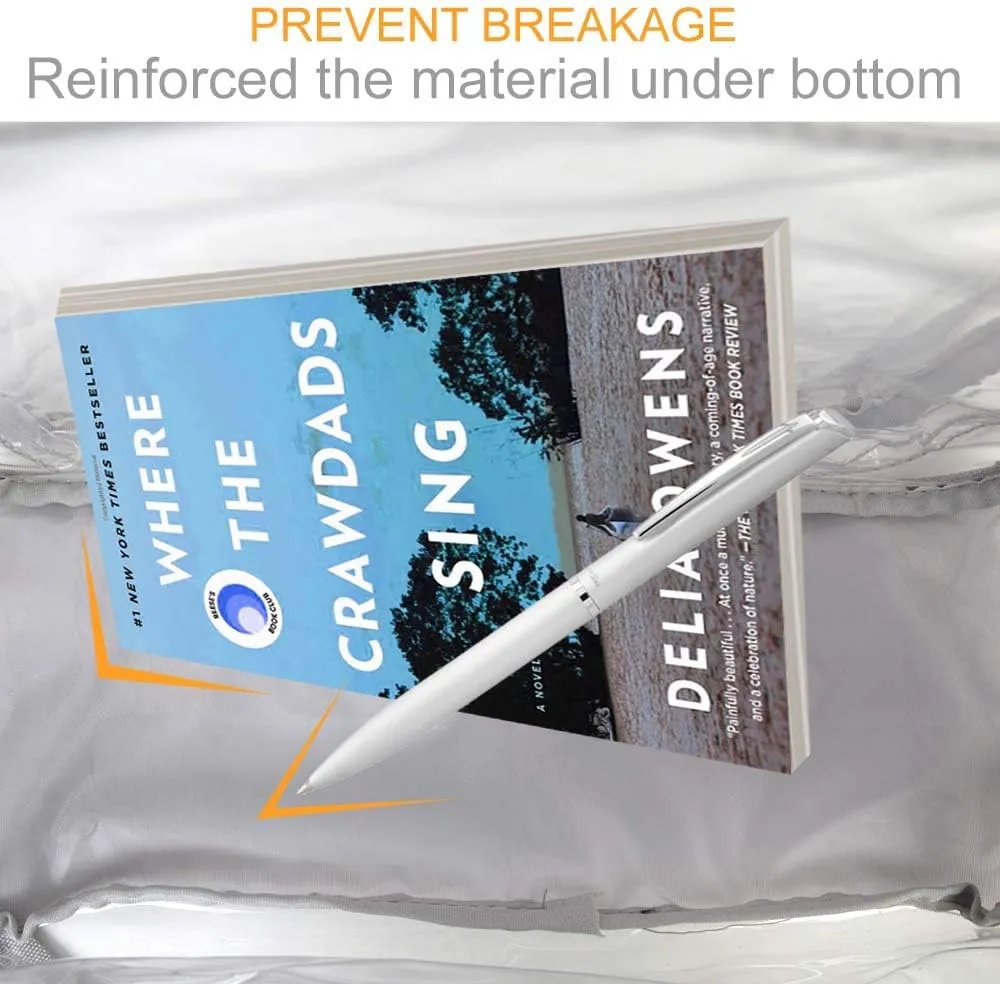 Clear Backpack, Heavy Duty Transparent Bookbag for Women and Men