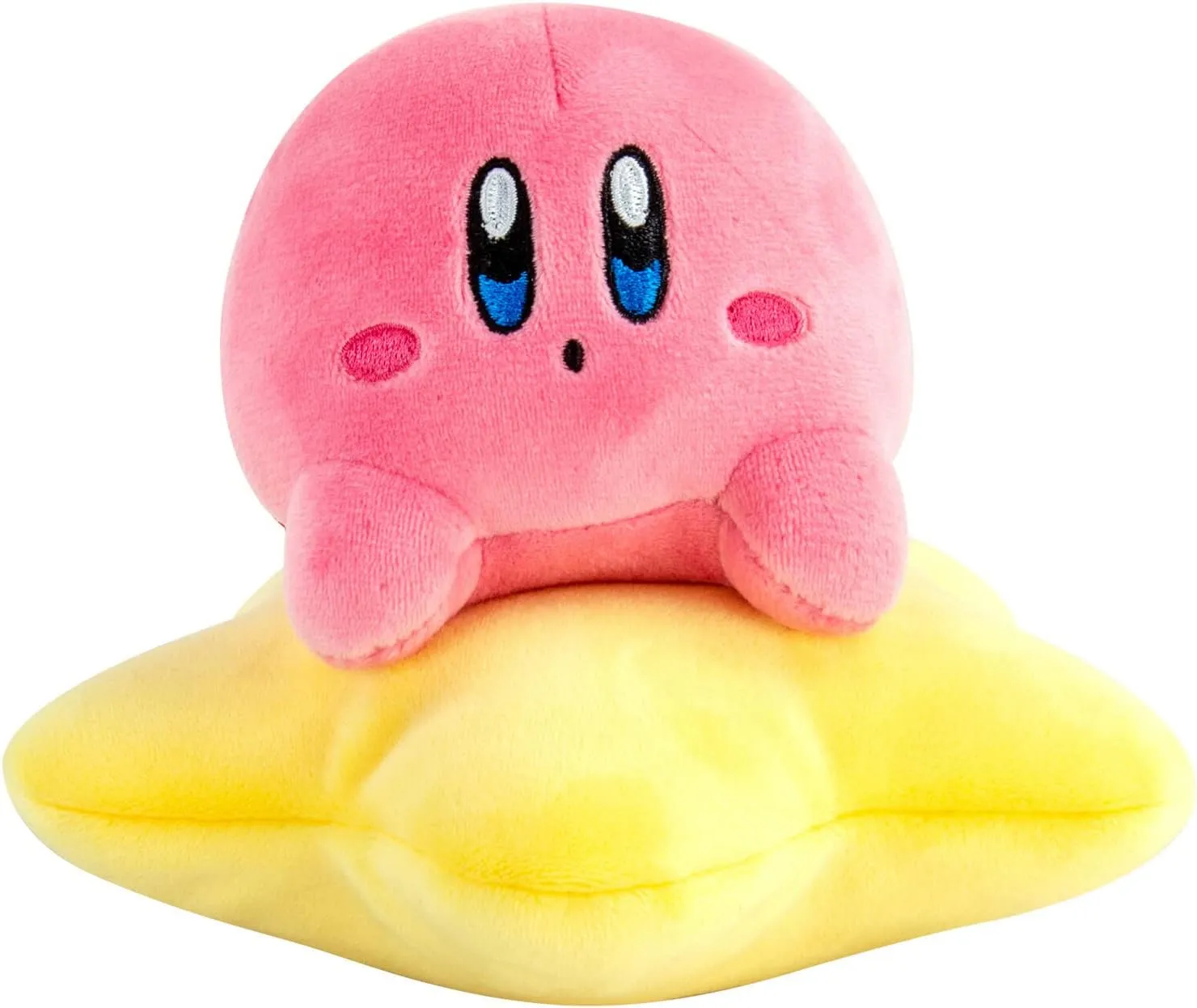 Club Mocchi Mocchi- Kirby Plush - Warp Star Kirby Plushie - Soft and Squishy Kirby Plush Video Game Collectibles - Kawaii Plushies and Gaming Room Decor - 6 Inch