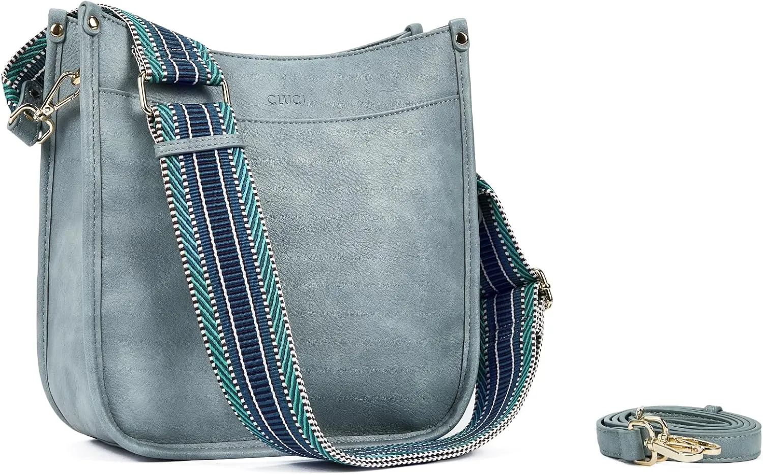 CLUCI Crossbody Bags For Women Trendy Fashion Shoulder Bag Vegan Leather Purse For Ladies with Adjustable Strap