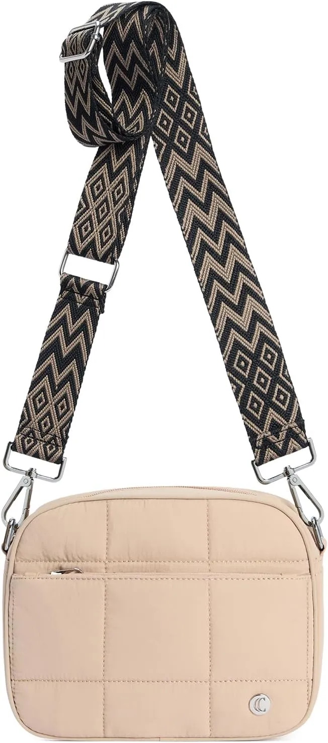 CLUCI Crossbody Bags for Women, Vegan Leather Shoulder Handbags，Purses for Women with Adjustable Wide Strap
