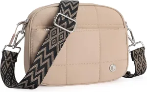CLUCI Crossbody Bags for Women, Vegan Leather Shoulder Handbags，Purses for Women with Adjustable Wide Strap