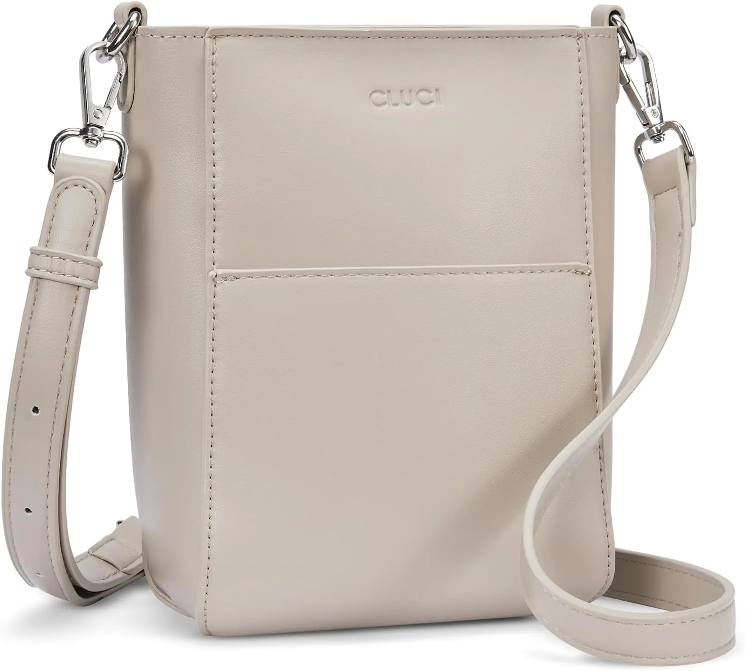 CLUCI Small Crossbody Bags for Women Trendy PU Leather Cell Phone Purse Wallet with Adjustable Strap