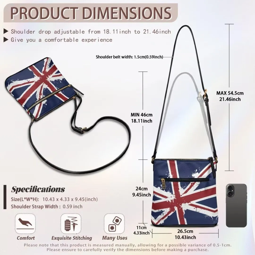 Coldinair Leather Handbags Purses Crossbody Bags for Women Ladies Trendy Medium Shoulder Bag Crossbody Purse Bag