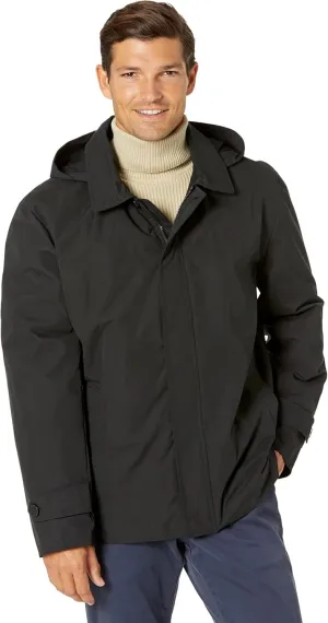 Cole Haan Men's Classic 29" Hooded City Rain Jacket
