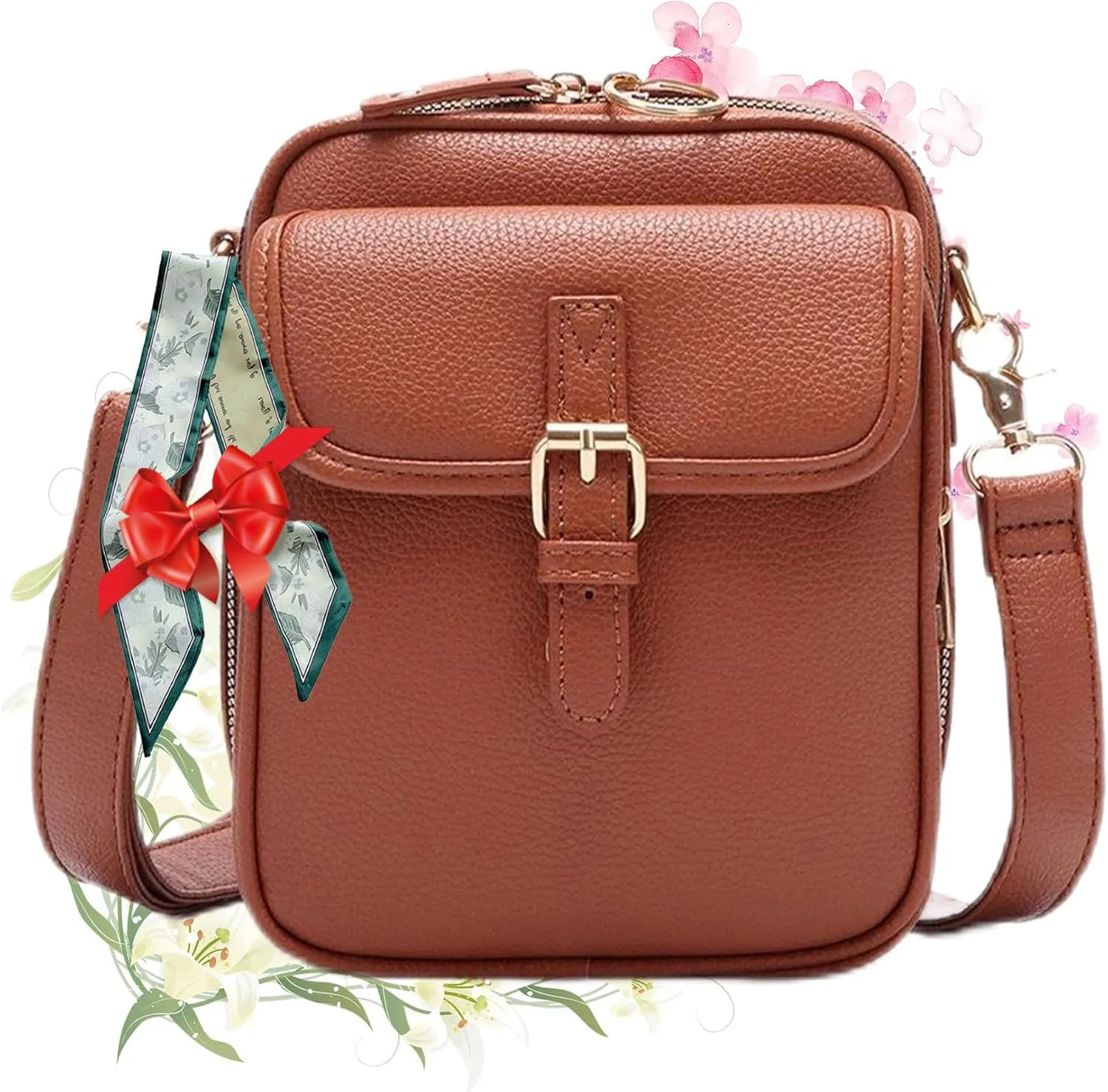 Collaboraten1 Crossbody Leather Bag, Urvashi Collaborate Crossbody Leather Bag for Women