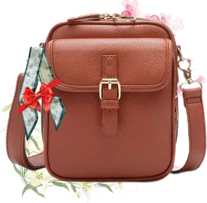 Collaboraten1 Crossbody Leather Bag, Urvashi Collaborate Crossbody Leather Bag for Women