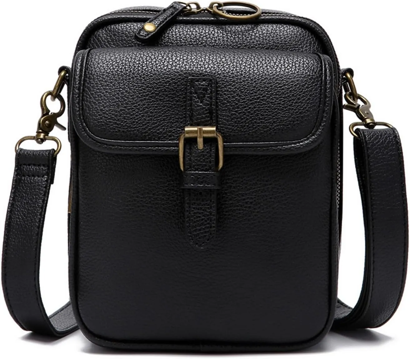 Collaboraten1 Crossbody Leather Bag, Urvashi Crossbody Leather Bag with Card Slots, Anti-Theft Shoulder Bags Women