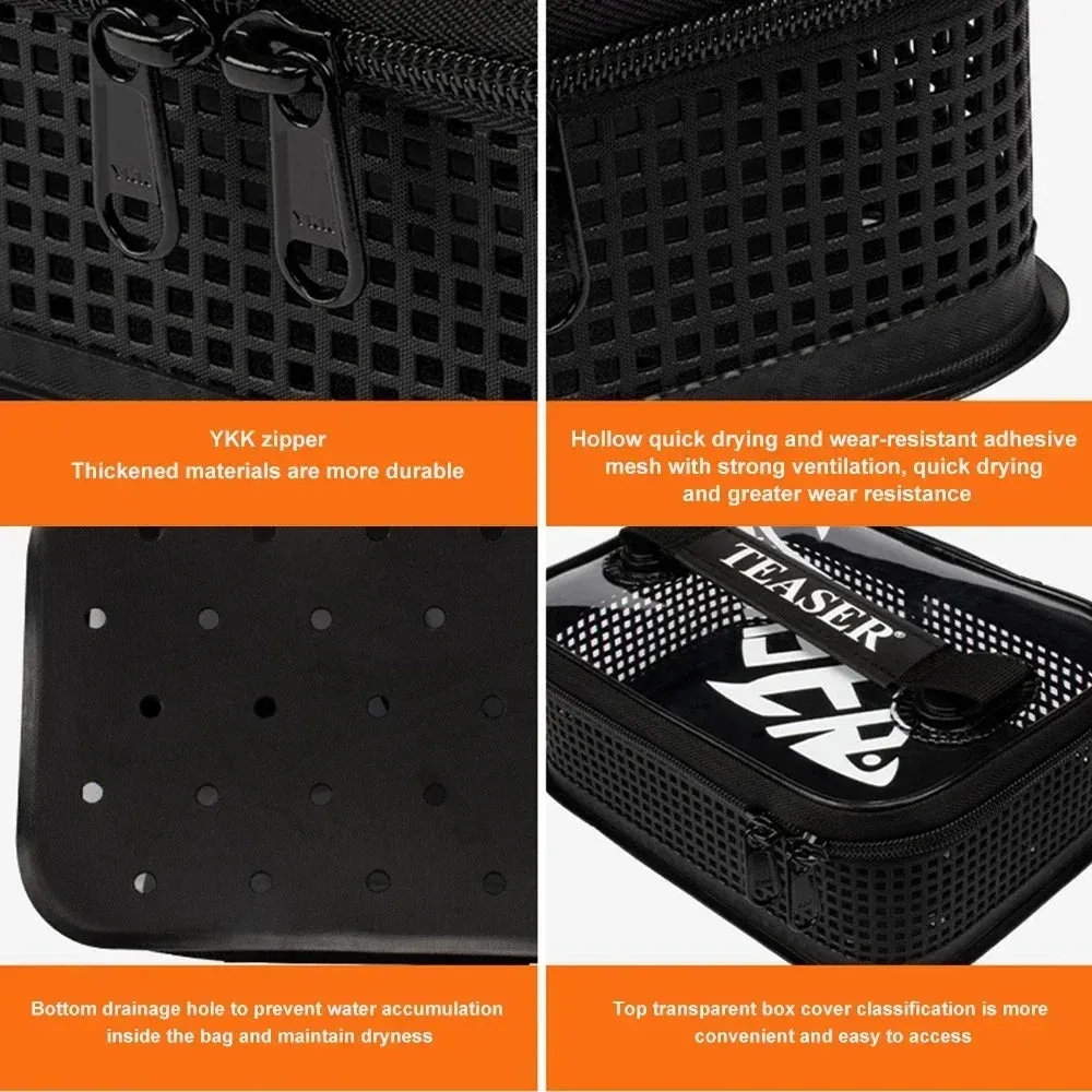 Compact PVC Jig Carry Bag – Durable Fishing Tackle Storage Case